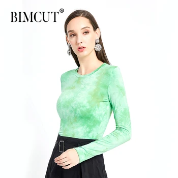 

Women's Cotton Long Sleeve T-Shirt women's leisure spring and autumn T-shirt o-neck long sleeve street wear basic top