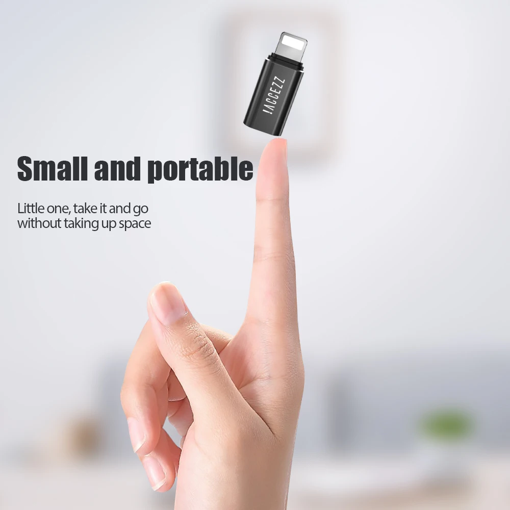 ! Адаптер ACCEZZ для Apple USB OTG адаптер Type C освещения iphone X XS XR 8 7 6 5 6S Plus конвертер