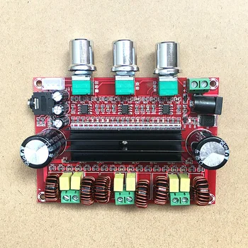 

Amplifier Board Mini Speaker 80Wx2+100W 2.1 TPA3116D2 Module Digital Audio Power Amplificador DC12-24V Accessories Receiver