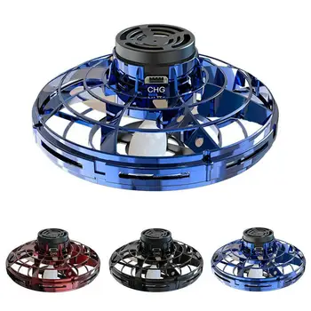 

The Most Tricked-Out Spinner Hand Flying Finger Game Toys UFOs LED Drone Saucer Flying Disc Gift For Child Adult gift