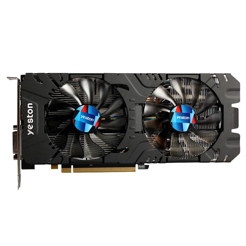 Yeston Radeon RX580 2048 SP-4G GDDR5 PCI Express x16 3,0 игровая видеокарта внешняя видеокарта для настольного ПК VR