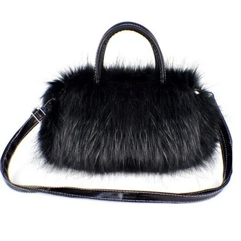 

Luxury Handbags Women Bag Designer Faux Rabbit Fur Brand Female Mini Messenger Bag Winter Ladies Crossbody Shoulder Bags Hangbag