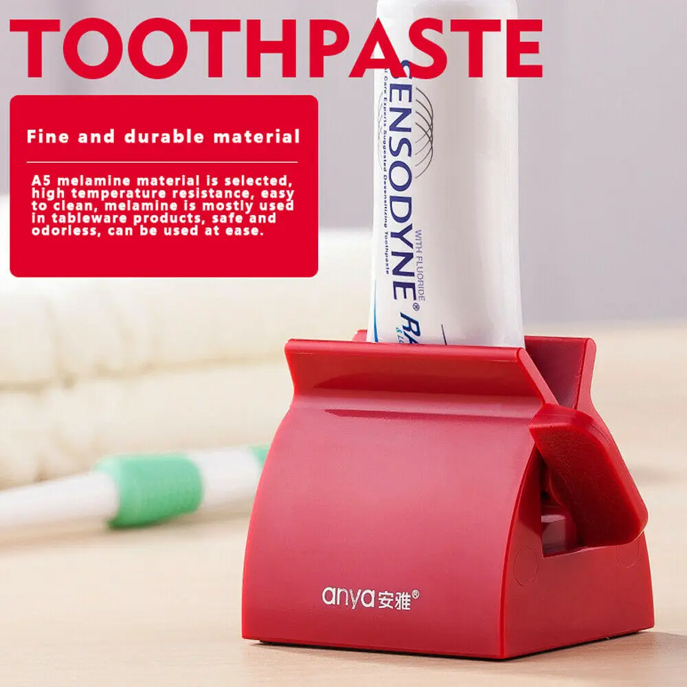 

Rolling Tube Toothpaste Squeezer Toothpaste Easy Dispenser Seat Holder Stand