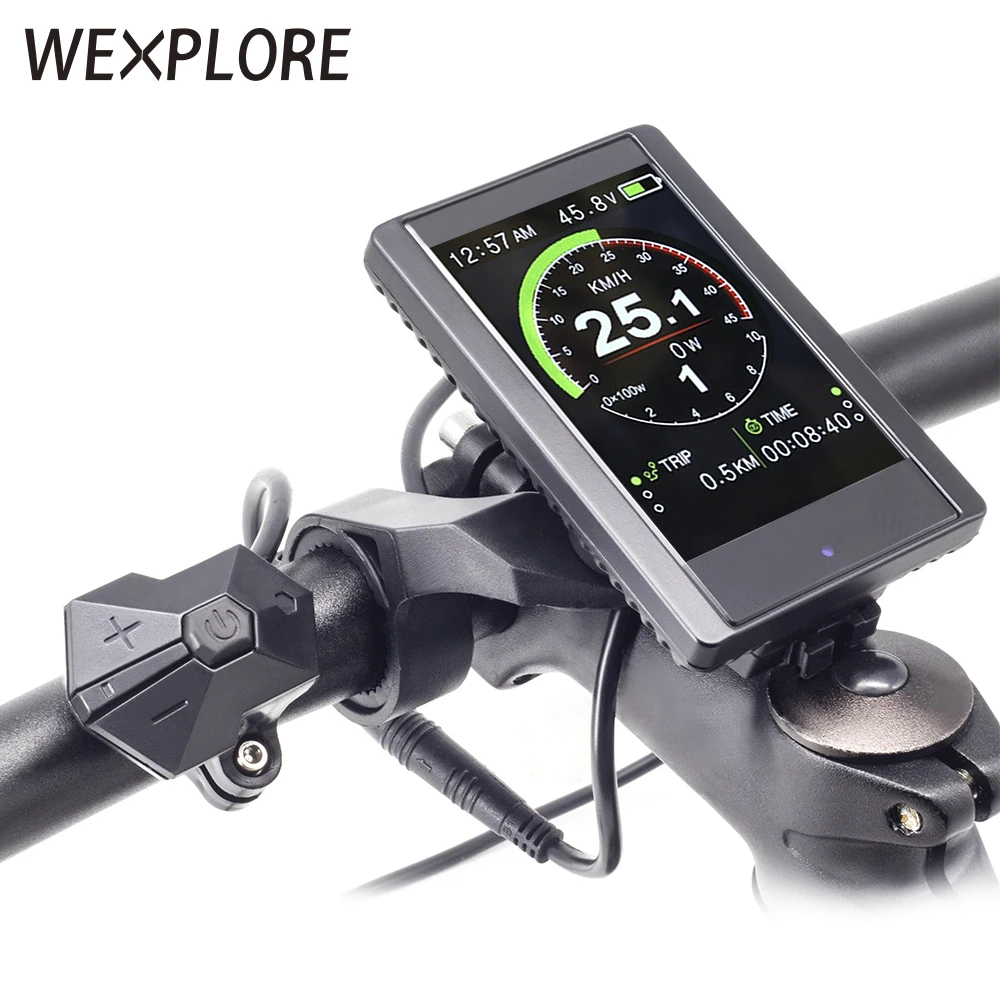 Ebike дисплей для Bafang BBS01B BBS02B BBSHD Mid Motor 850C 800S цветной/черный экран Дисплей