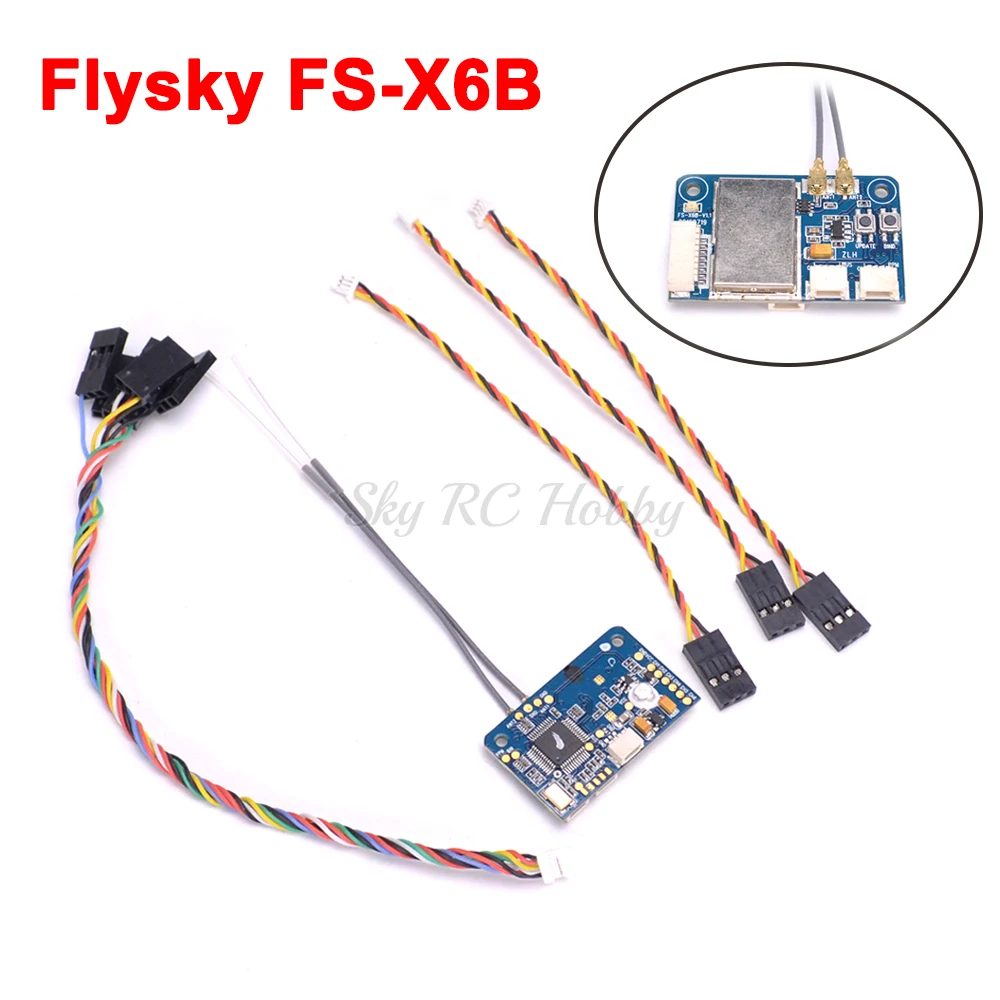 Оригинальный Flysky FS X6B 2 4G PPM i BUS с помощью которого можно 6CH приемник для