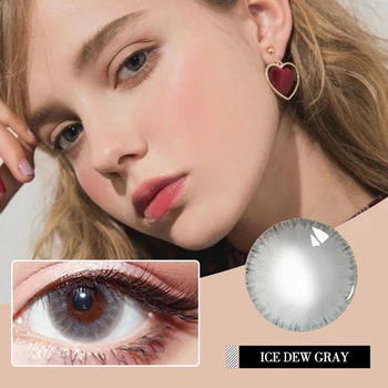 

Diopter myopia Beautiful Pupil Color Contact Lenses Prescription Female Path 14.5mm Cute Multicolor Party Gift Girl Cosplay