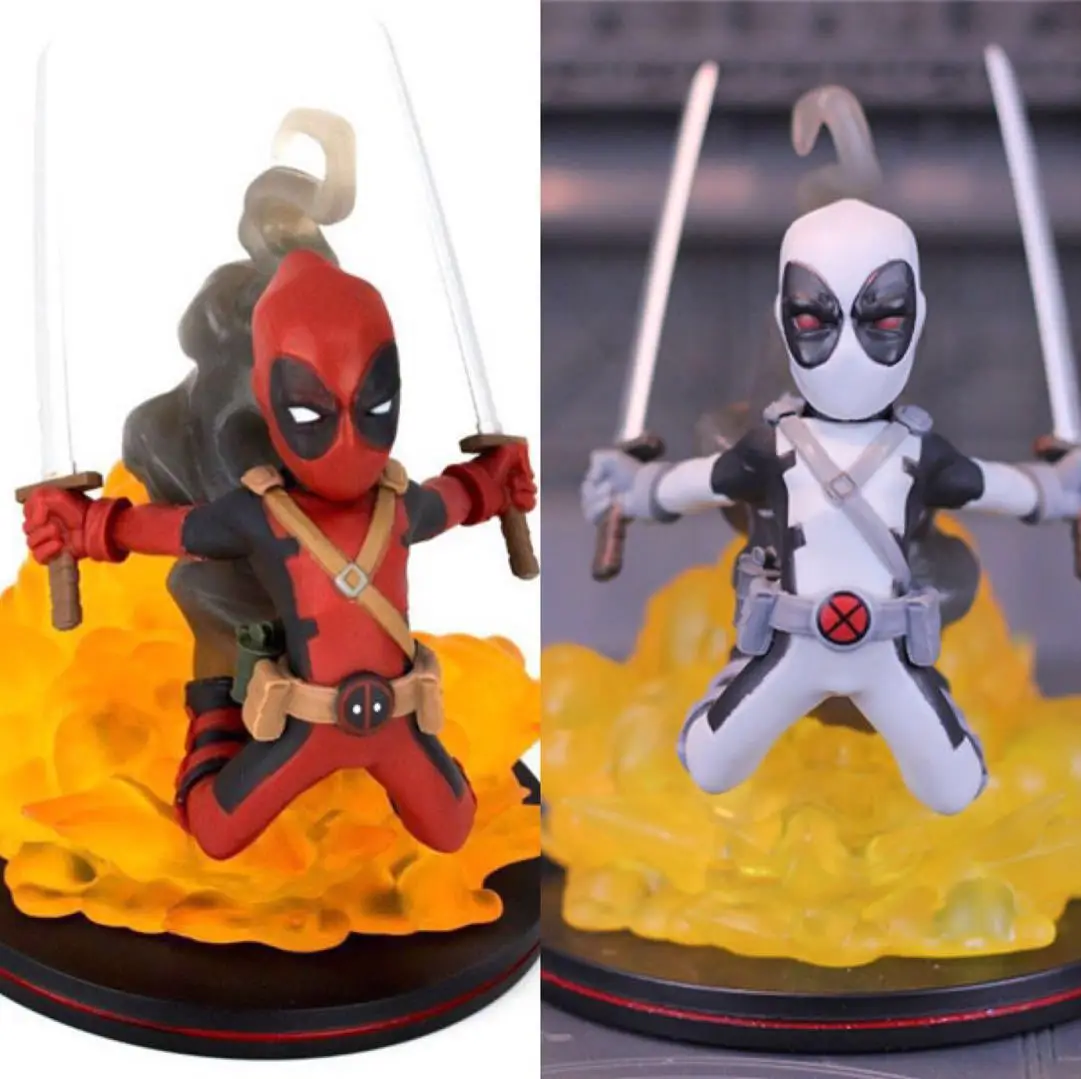 

Anime Toy Deadpool 5-Inch Deadpool Flame Cute Deadpool Red/White Boxed Garage Kit