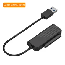 Aliexpress - SATA To USB Adapter,USB 3.1Type C USB3 2.0 Cable 2.5 HDD External Hard Drive Converter For Laptop SSD 22 Pin SATA III USB Cable