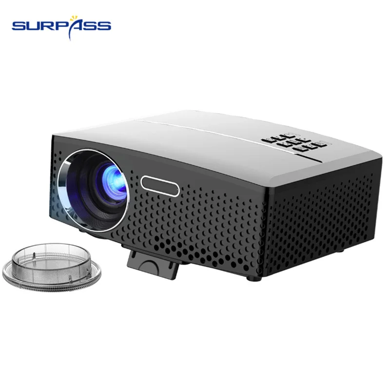 

Support Full HD 1080P 4K Optional Android 6.01 OS Bluetooth Wireless WIFI Mini Portable Projector Home Theater