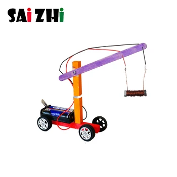 

Saizhi DIY Crane STEM Toys for Children Physical Scientific Experiment Creativity Learning Educational Toy Birthday Gift For Kid
