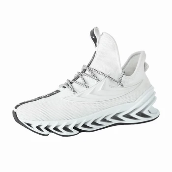

2019 Men's Annual Casual Fashion Blade Leisure Shoes Breathable Mesh Fabric Hiking Running Training Sports Outdoor Sneakers