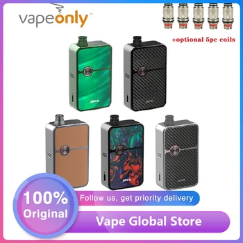 

Original 60W VapeOnly Space Mod Pod Kit with RBA Base with 0.4ohm/0.6ohm/1.2ohm vAir-Mi Coil Box Mod Vs Vinci Air/ Target PM80