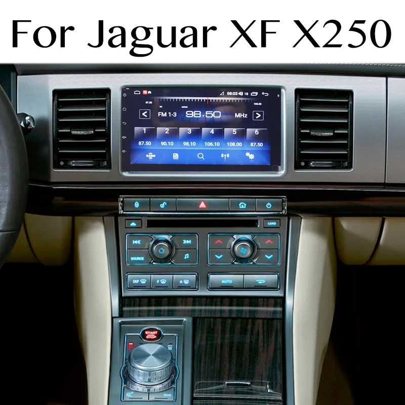 For Jaguar XF X250 250 2007~2015 Car Multimedia Android Screen NAVI GPS Audio Accessories CarPlay Vehicle Radio Navigation