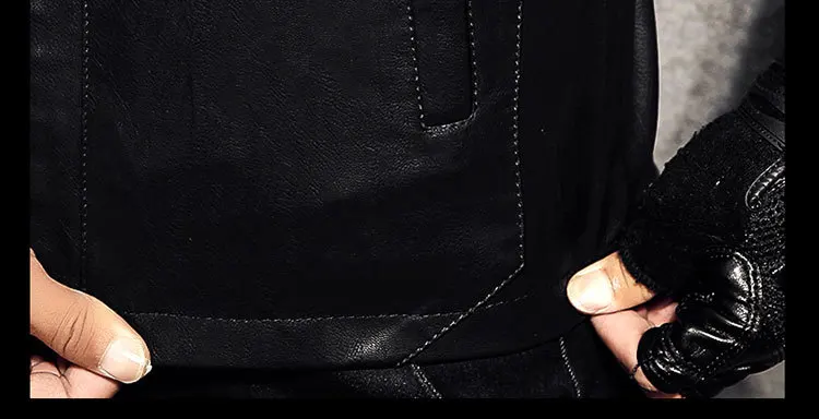 New Style MEN'S PU Jacket Short Imitation Leather Clothing Men's Autumn Thin Locomotive Leather Coat Outer Mold Entity