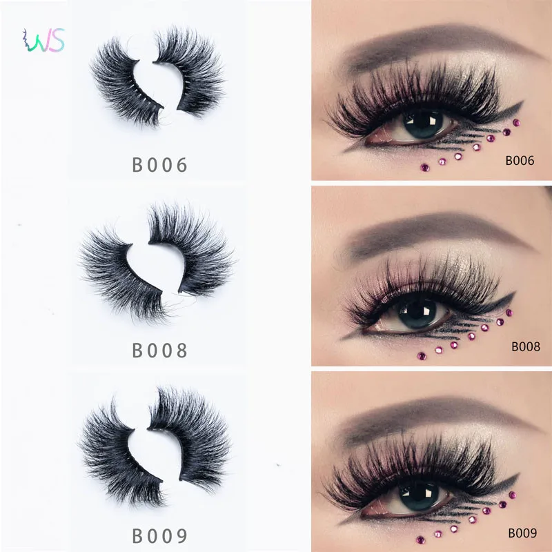 Wholesale 25mm Mink Lashes 5/10/20 Pairs Mix In Bulk 100% Cruelty Free Makeup Eyelashes Fluffy Thick New Arrive Styles Box | Красота и