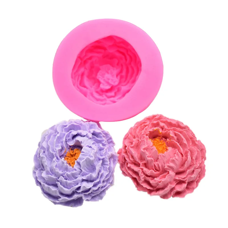 3D Цветочная форма для мыла DIY шоколад для выпечки торта Украшенные Fondant Mold пластырь для ароматерапии силиконовая форма для изготовления свечей