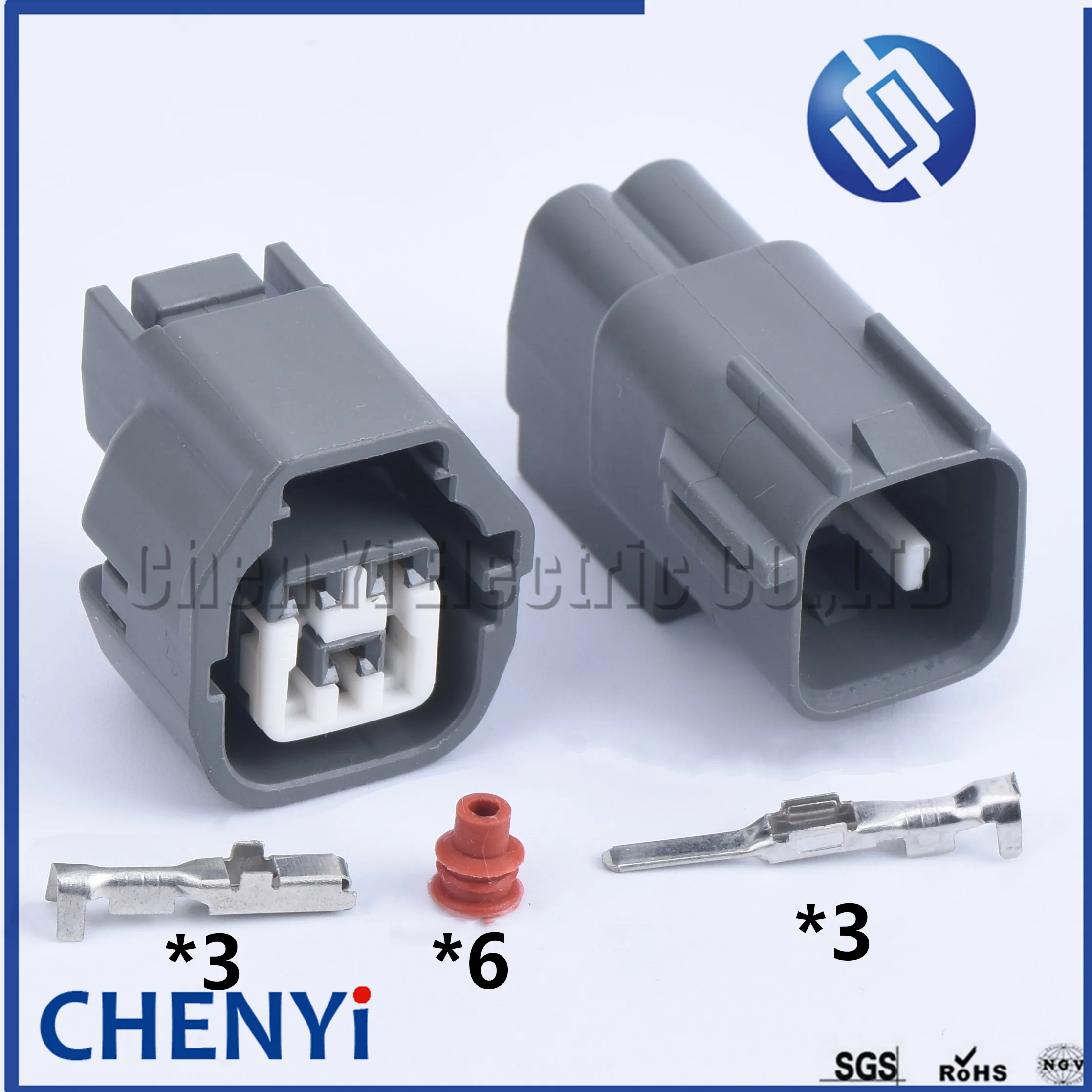 Spina Del Motore Dello Spruzzo Del Tergicristallo Del Connettore Impermeabile Dell'Automobile Di 3 Pin Mg641362-4 Mg651359-4 Per Hyundai Elantra Ix35 