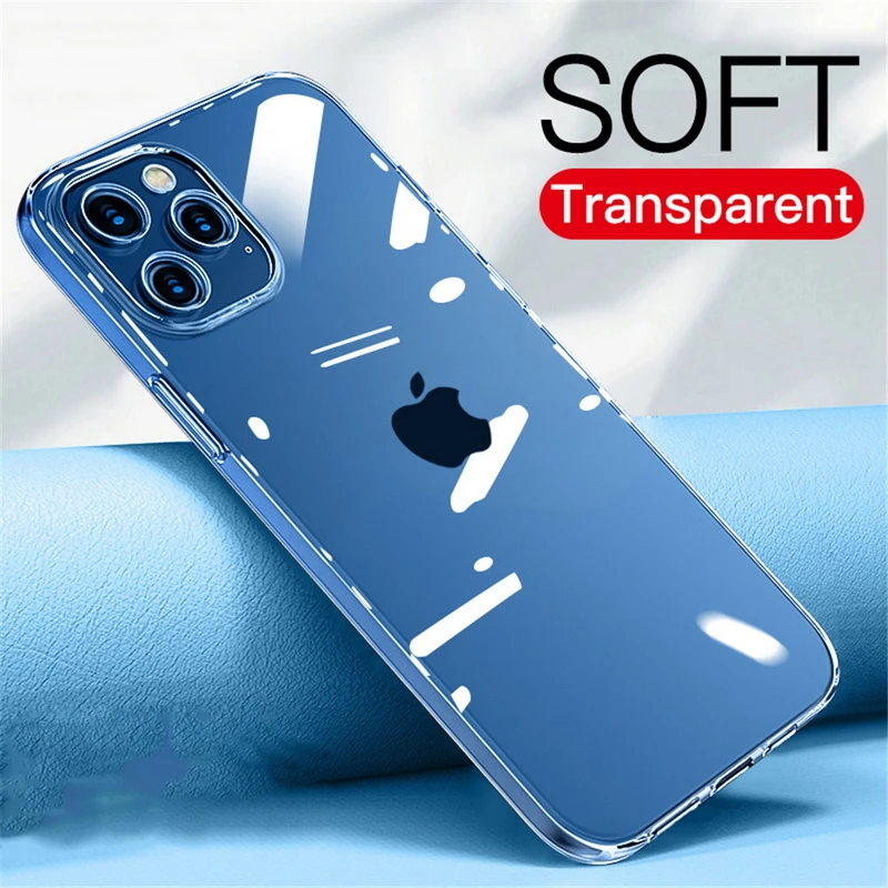 Shockproof Clear Silicone Case For Iphone 11 Pro Case Thin Camera Lens Full Protective Back Soft Cover For Iphone Xr X Xs Max 10 Phone Case Covers Aliexpress