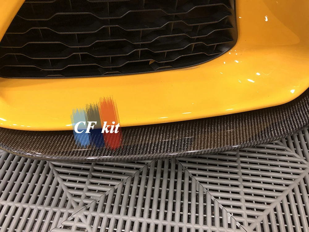 CF Комплект переднего бампера для губ Lotus Exige S 2015up спойлер стиль Настоящее углеродное волокно бамперы автомобильный Стайлинг