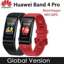 Huawei banda 4 pro smartband monitor de saúde freqüência cardíaca autônomo gps proativa monitoramento saúde spo2 oxigênio no sangue