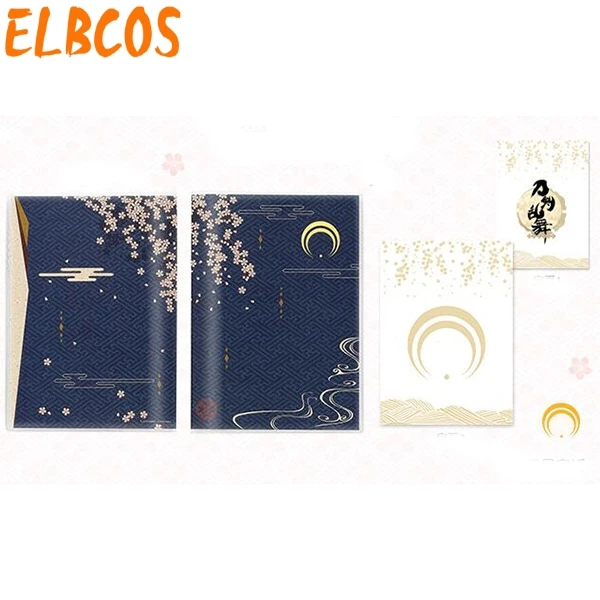 ELBCOS Touken Ranbu Микадзуки мунечика кашу киемицу шокудаикири мицутада пустой Рисование ноутбука