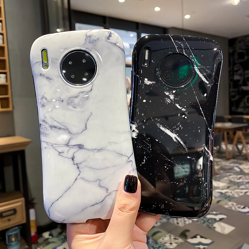 Милый мраморный 3D чехол для Huawei P30 Pro Роскошный P20 Mate 30 20 honor 10 9X 8X Nova 3 4 5|Бамперы| |
