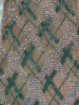 

Best quality African Tulle embroidered Lace Fabric L-9495 African net Lace Fabric