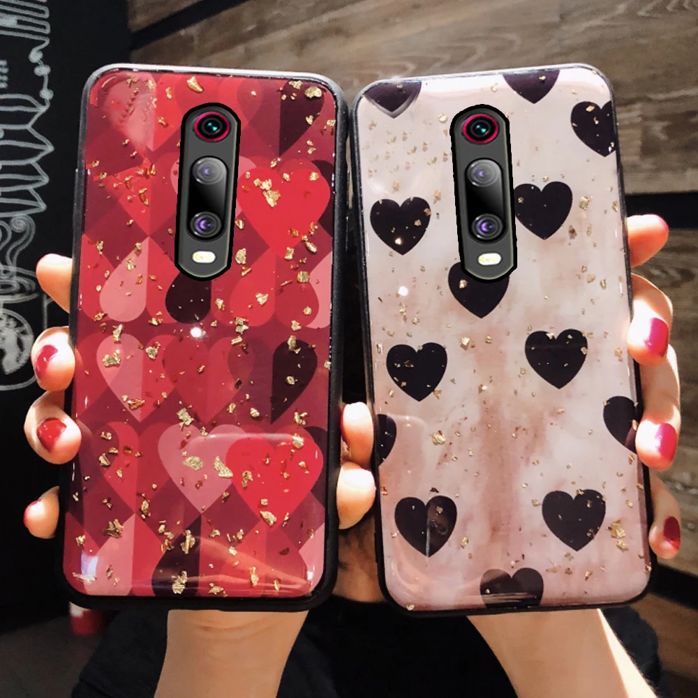 Чехол для телефона YUETUO Red love чехол xiaomi mi 9 t pro mi9t mi9 my xiomi ksiomi силиконовые
