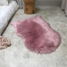AOVOLL, шерсть, длинный ворс, мягкий и безворсовый коврик для окна, домашний декор, искусственный мех, ковер, пушистый ковер для детской комнаты, ковер для мытья рук