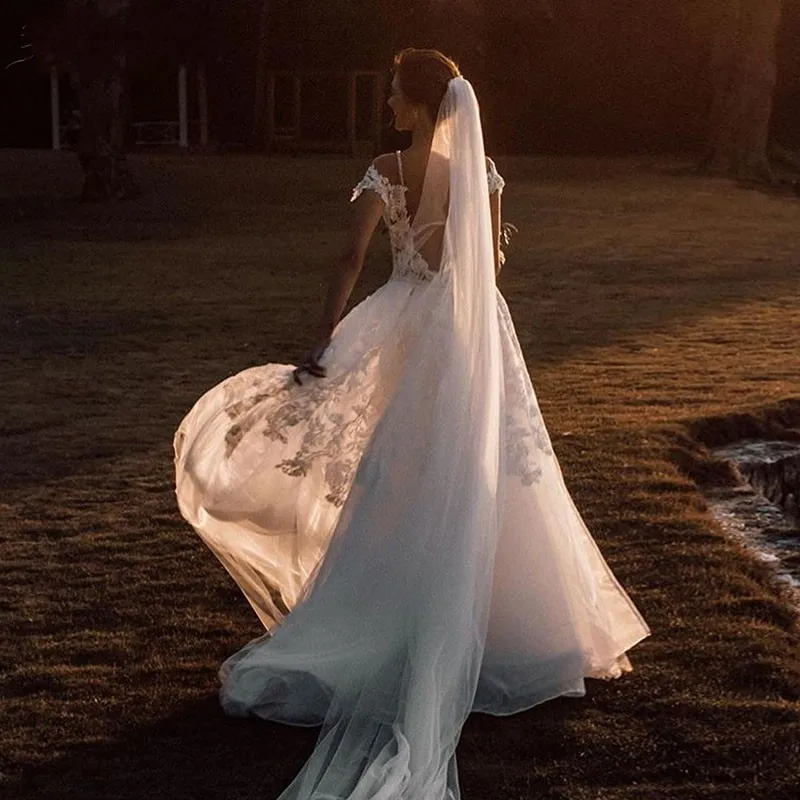 Vestido De Noiva кружевное свадебное платье русалки сексуальное платье с открытой спиной и короткими рукавами съемное роскошное свадебное платье со шлейфом