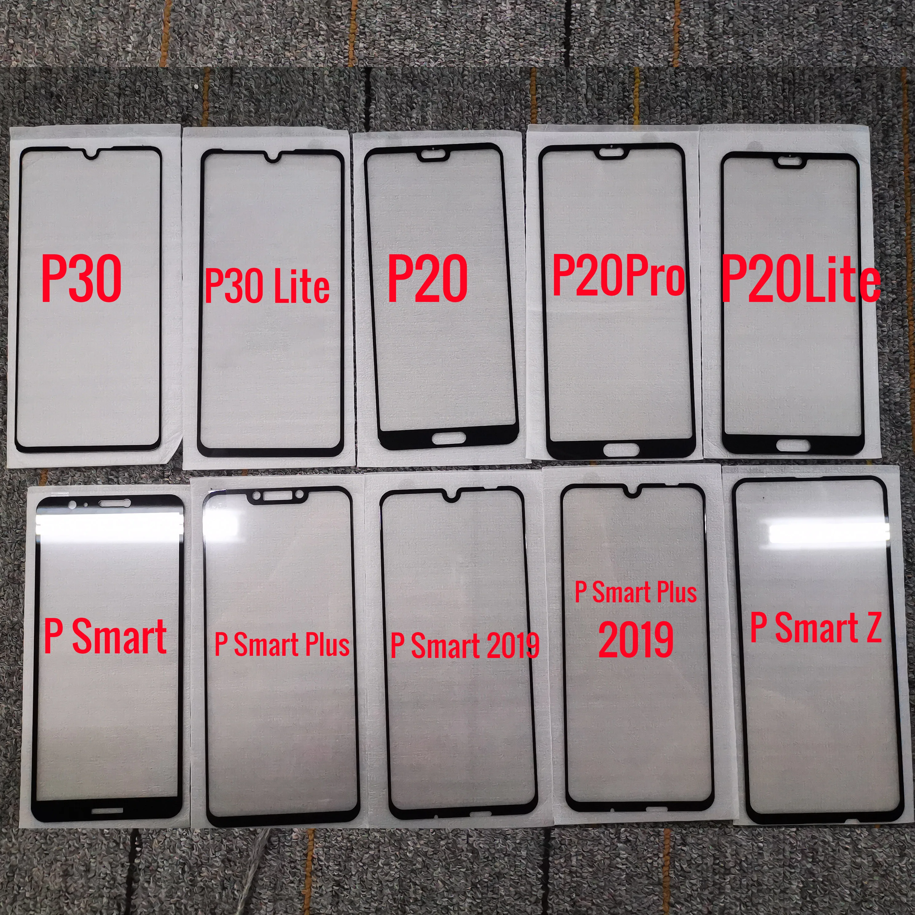 2 шт./лот Полный Клей закаленное стекло для huawei P30 Lite P20 Pro P Smart Z Plus mate 30 20 Lite Защитная пленка для экрана