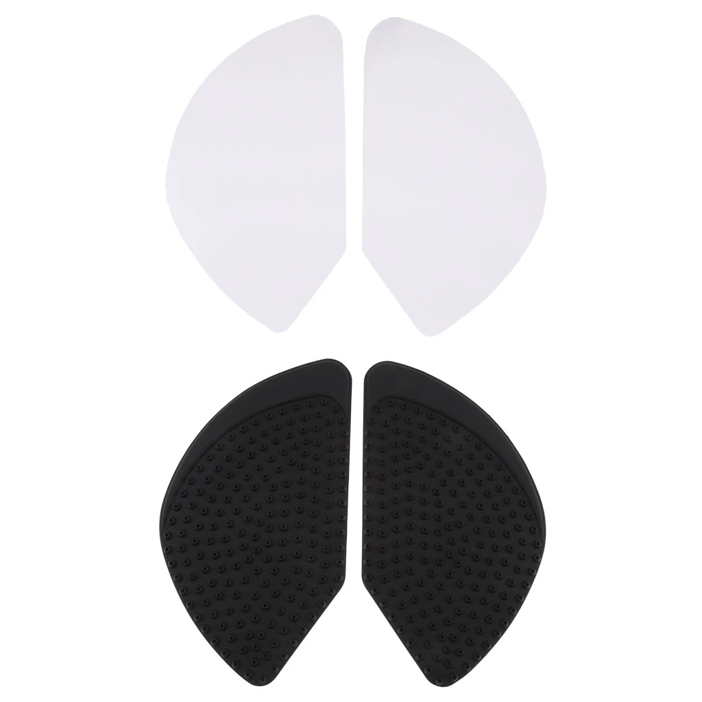 2x Motorcycle Tank Traction Pads Grip Protector Fit for Kawasaki Z650 2017 2018