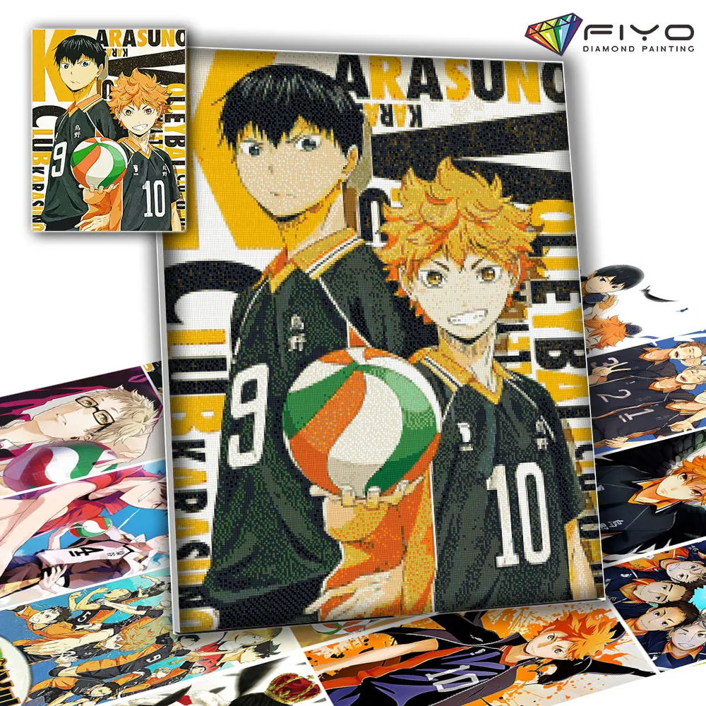 Алмазная живопись 5D сделай сам Аниме Haikyuu мозаика рукоделие полная вышивка