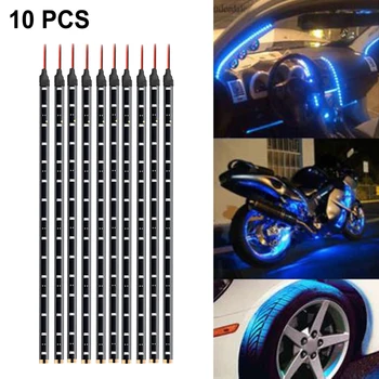 

Front grille Strip Light Rear trunk Vehicle body Under car body 10Pcs set
