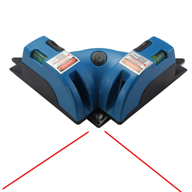 Right Angle 90 Degree Square Laser Level Laser Vertical Ground Wire Instrument Measurement Job Tool Laser new Blue