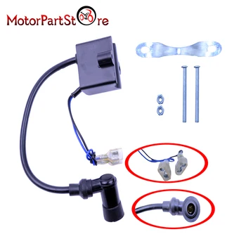 

Coil CDI Ignition Coil for 49cc 50cc 60cc 66cc 80cc 2-Stroke Engine Motorized Bicycle Bike D15