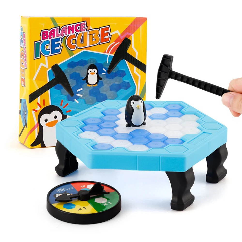 Rette Pinguin Eis Block Leistungsschalter Falle Spielsachen Lustiges Parent 