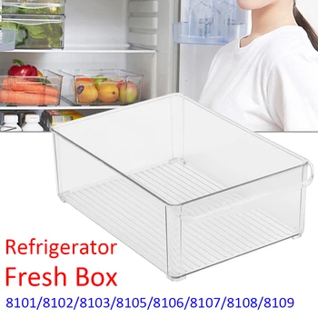 

Plastic Drawer Type Transparent Refrigerator Fresh Box Egg Tray Frozen Storage Container Food Storage Boxes Kitchen Accessories