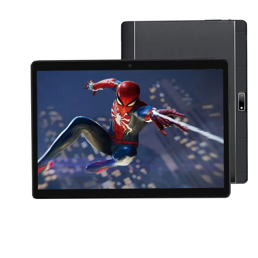 Black 10,1 дюймовый планшет ПК планшет сенсорный планшет на базе Android 1280*800 ips 4 Гб+ 64 Гб Dual SIM 3g планшет четырехъядерный Android 8,0 Bluetooth WiFi - Комплект: Black