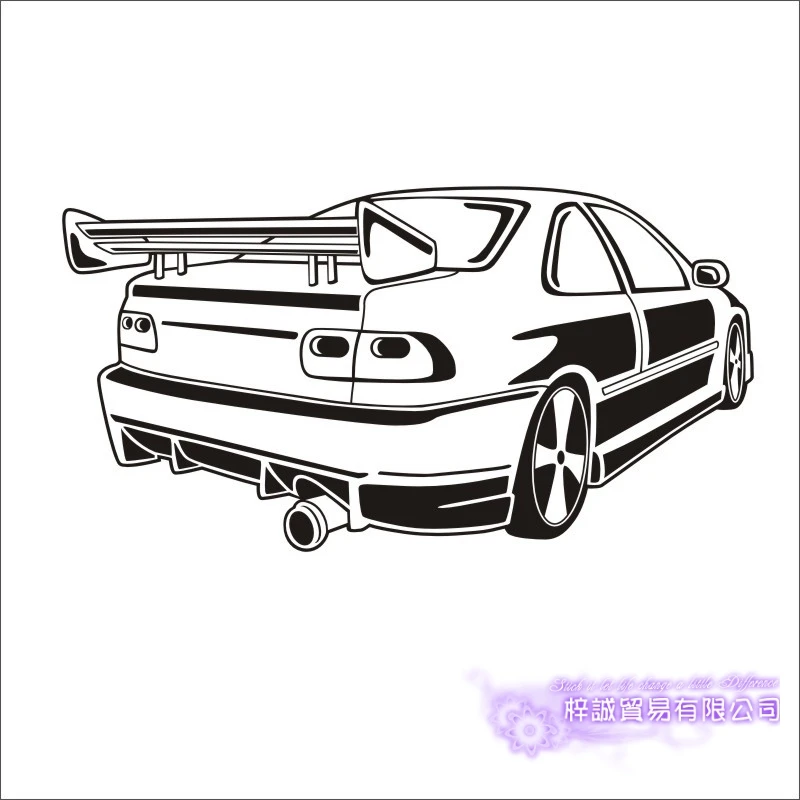 Car Sticker Vehicle Decal Classical Cars Posters Vinyl Wall Decals Pegatina Quadro Parede Decor Mural Car Sticker