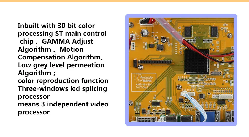 Professional Asynchronous Led Video Processor Six Windows Processor For Stage Reanl Events Performance Big Led Screen AMS-SC359 43inch tv