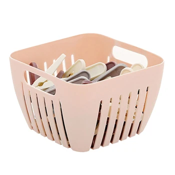 

30 Anti-wind Plastic Clips with Storage Basket for Laudry Clothes Clips Towel Clips Home Storage & Organization TB Sale