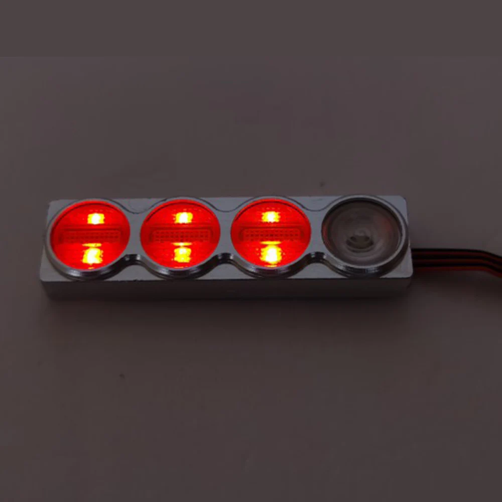 Металлическая Задняя лампа с грязевой головкой буксировочная головка для 1/14 Tamiya