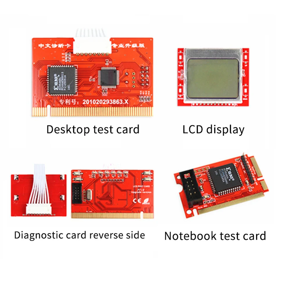 

Motherboard Diagnostic Card Tester Analyzer Tablet Universal PCI Accessories For Laptop Computer Network Tool Post Professional