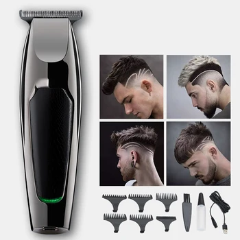

Professional Waterproof Hair Trimmer Men's Hair Clipper Grooming Low Noise Clipper Hair Cutter Barber Cordless