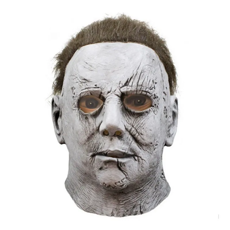 

Halloween Movie Moonlight Palpitation Panic Major Mask COS Mike Mel Ghost Latex Head Band Horror Mask Party Decoration