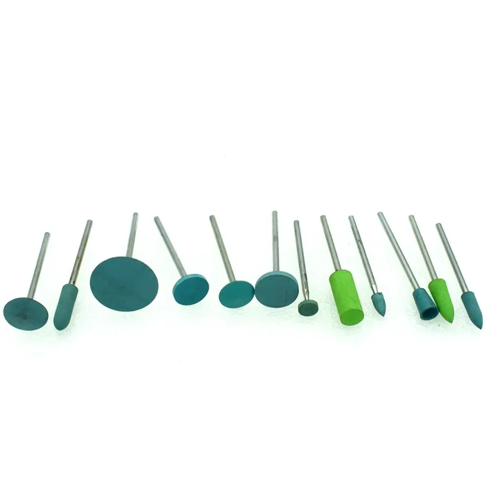 12-Piece Fine Grit Silicone Polishing Wheel Set