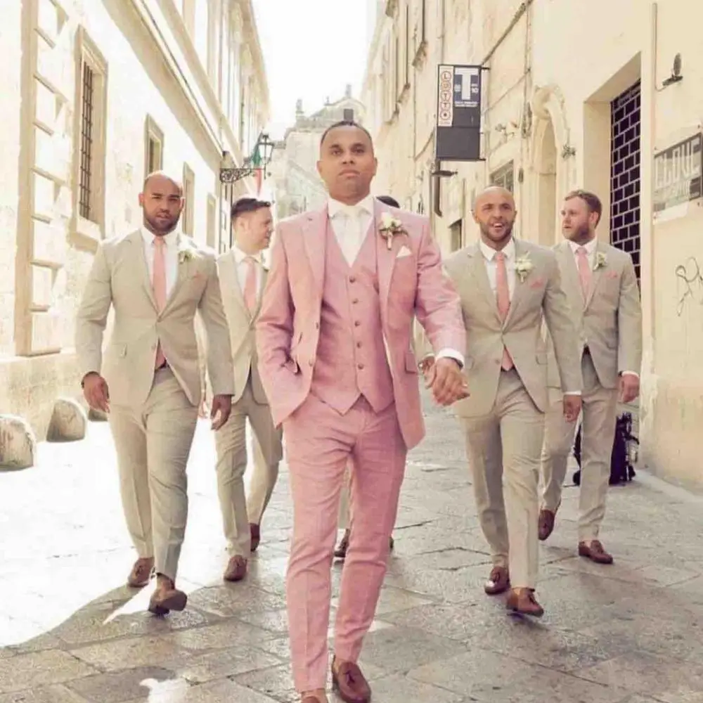Wedding suit pink Clearance