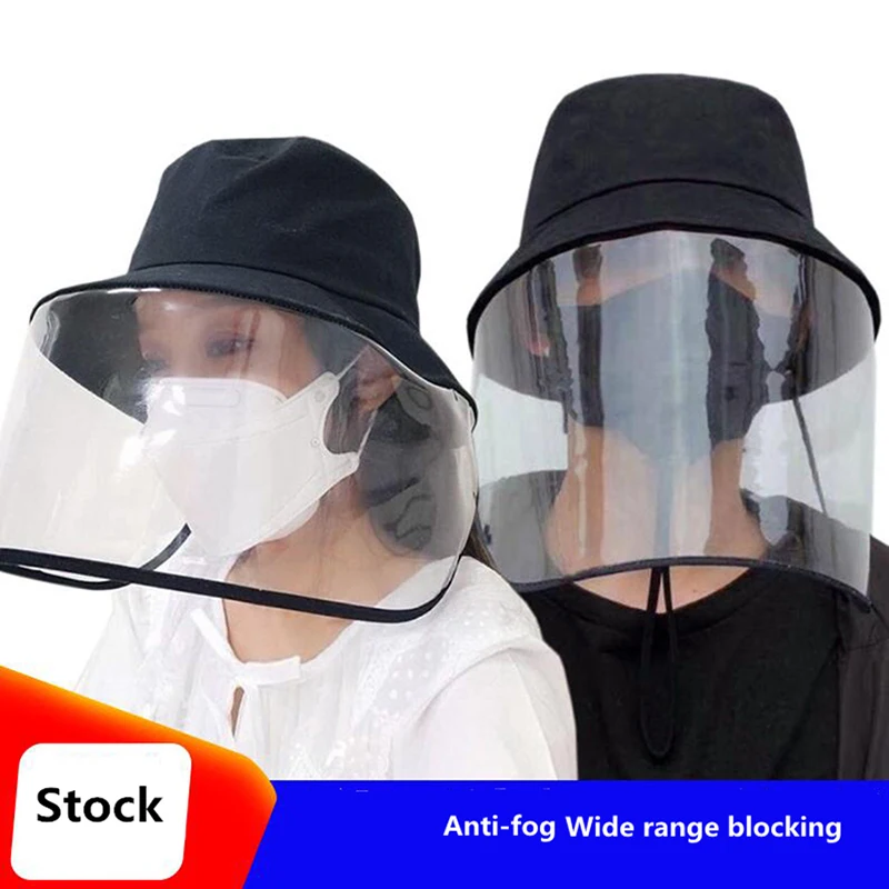 

COVID-19 Anti-fog Cap For Fishing Men Women Dust-proof Fisherman Hats Bucket Hat Outdoor Travel UV Protect Sun Caps Sunshade