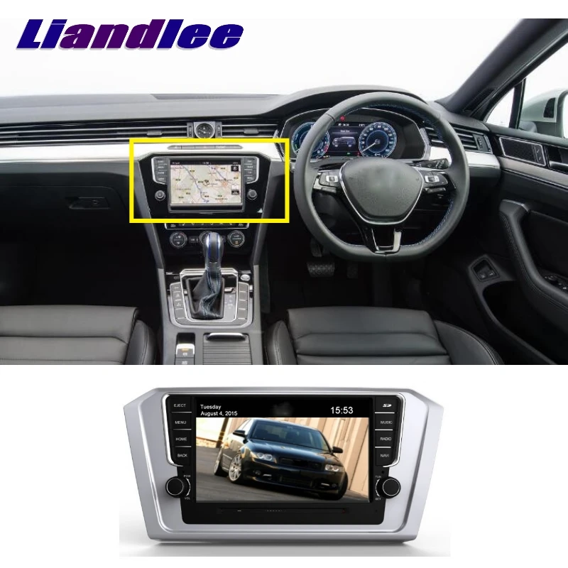 Для Volkswagen VW Passat B8~ LiisLee автомобильный мультимедиа, ТВ DVD gps аудио Hi-Fi Радио Стерео стиль навигация NAV